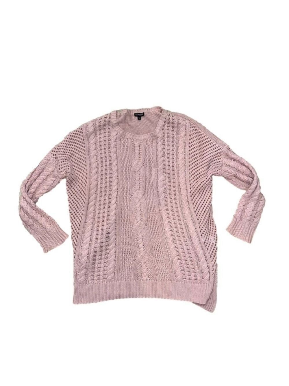 Express Pink Oversized Sweater Size XS